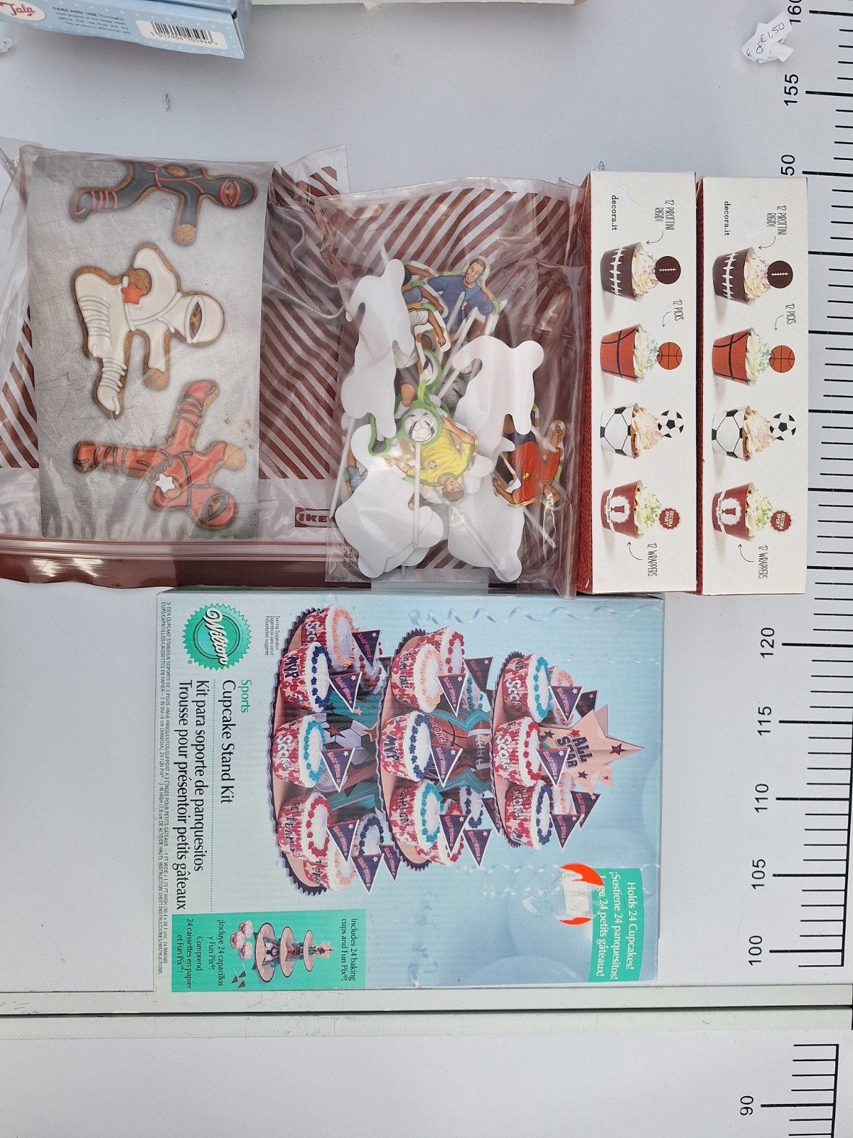 cupcake en koekjes set sport, Ophalen of Verzenden, Nieuw, Cupcakes, Bakvorm