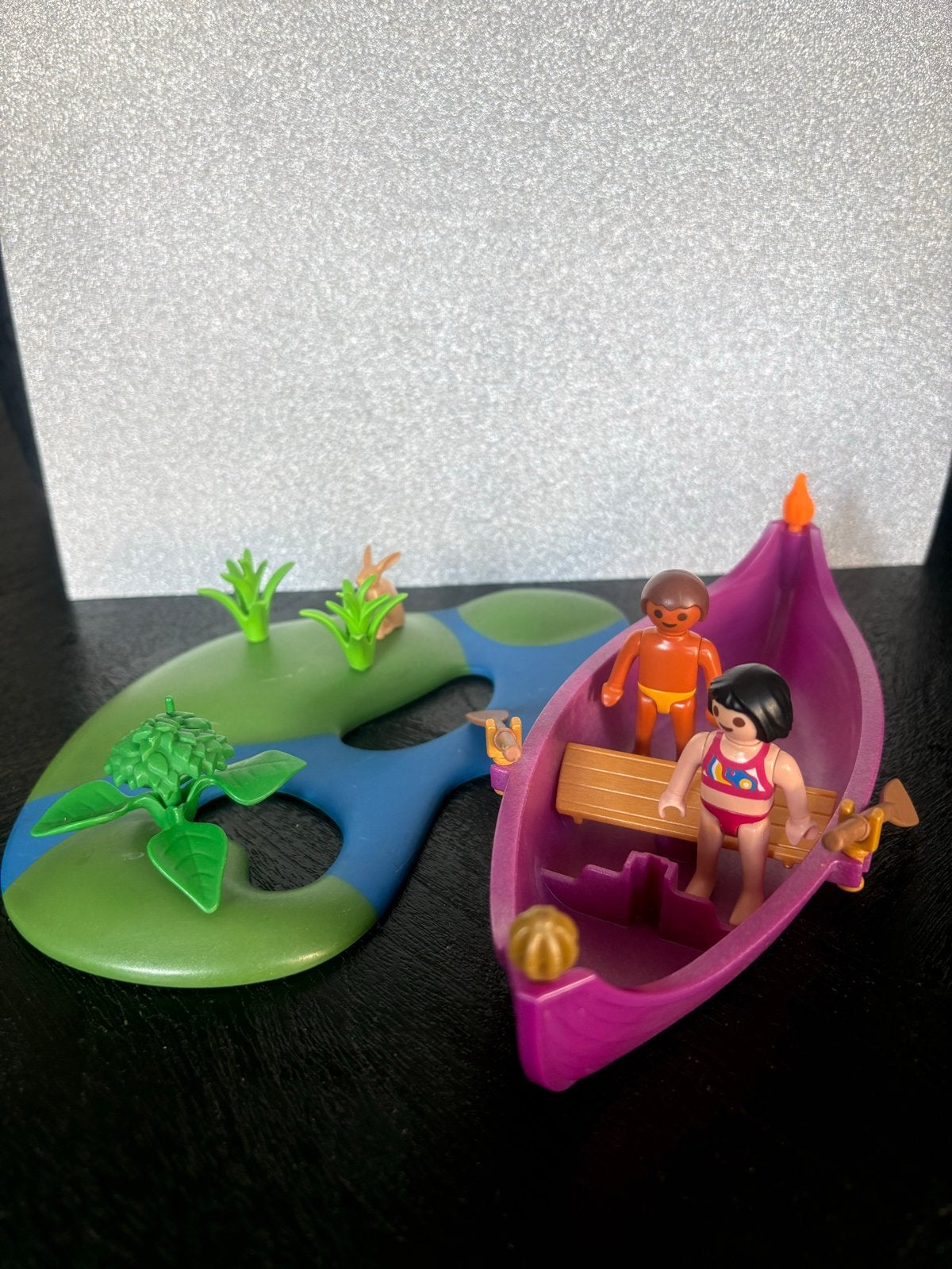Playmobil bootje met eiland en poppetjes, Ophalen, Gebruikt, Jongen of Meisje