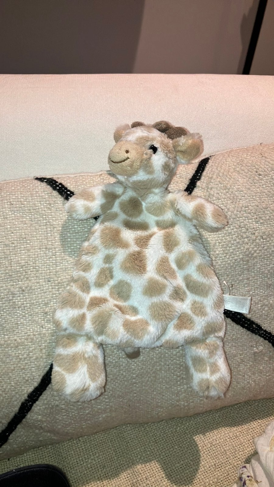 Keel toys giraf giraffe knuffeldoekje, Overige merken, Giraf, Ophalen of Verzenden, Zo goed als nieuw