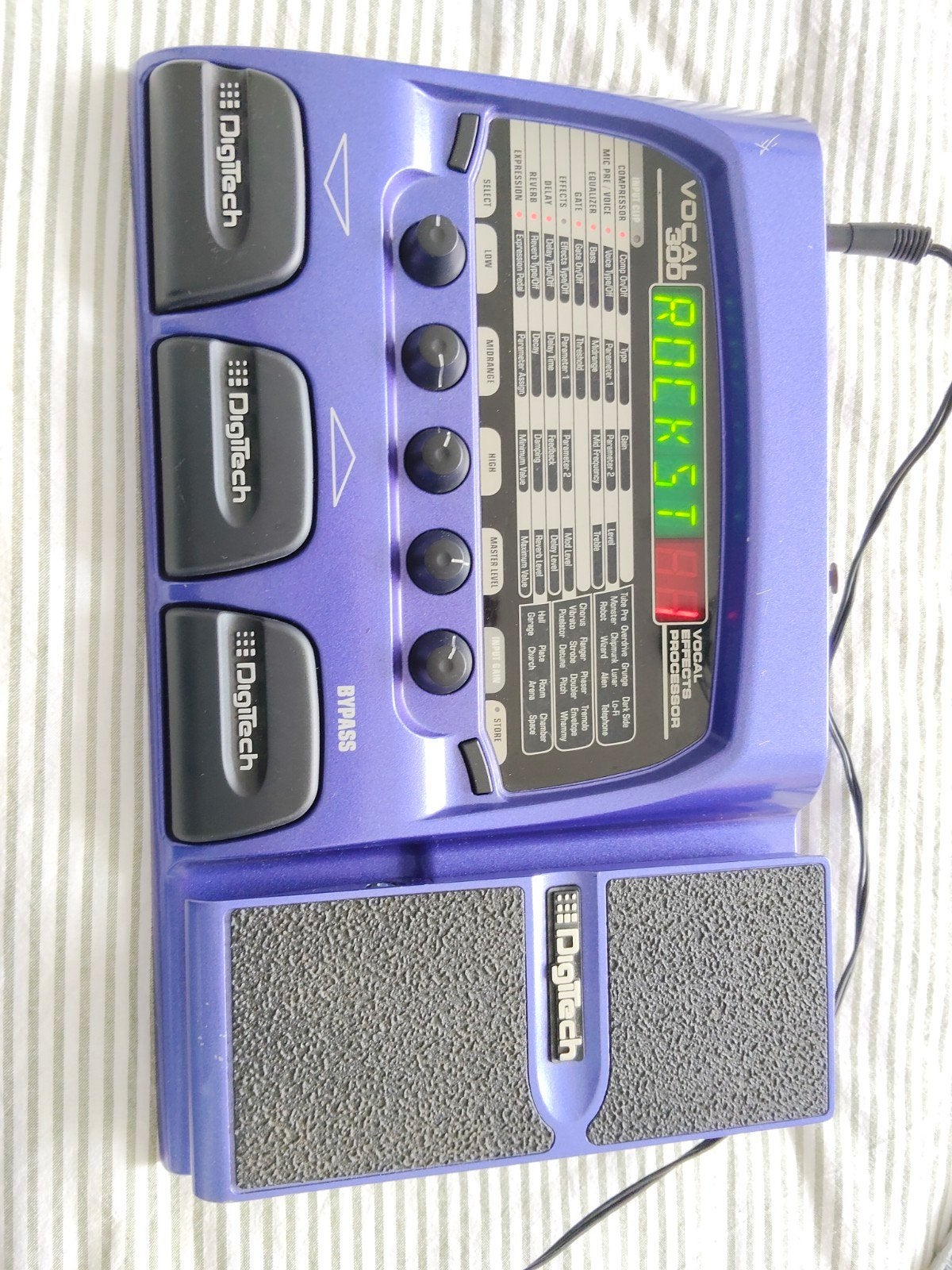 DigiTech Vocal 300 Vocal Effects Processor met adapter, Ophalen of Verzenden, Gebruikt, Multi-effect