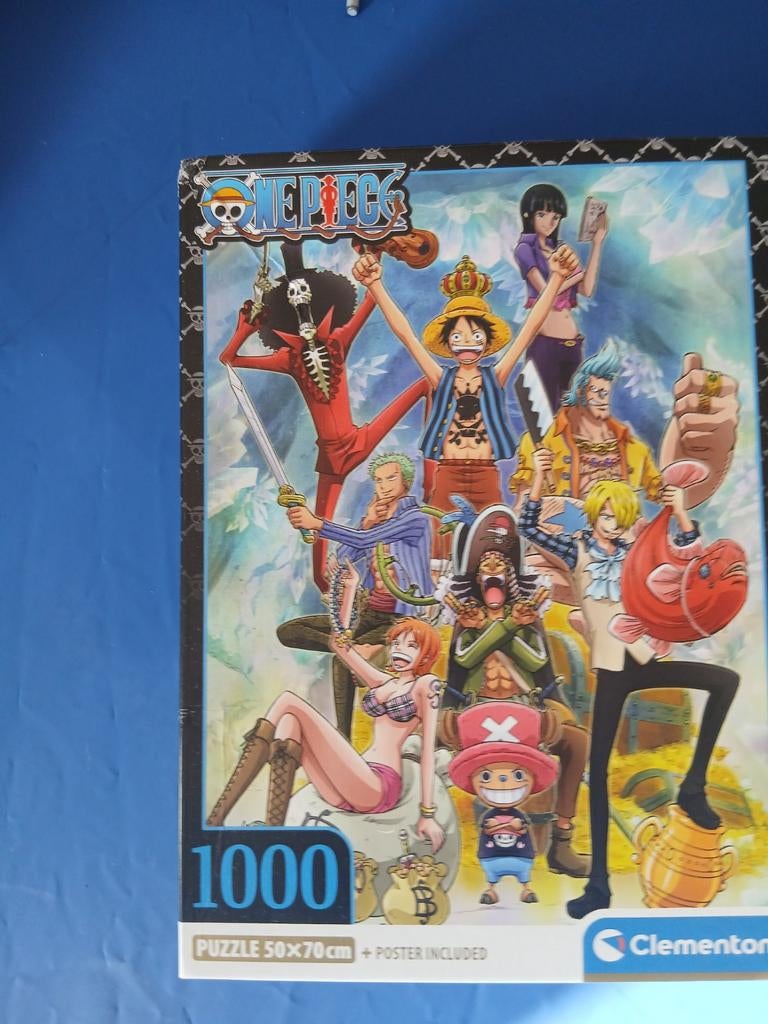 One Piece Puzzels - 1000 stukjes - Clementoni, Hobby en Vrije tijd, Ophalen of Verzenden, 500 t/m 1500 stukjes, Zo goed als nieuw