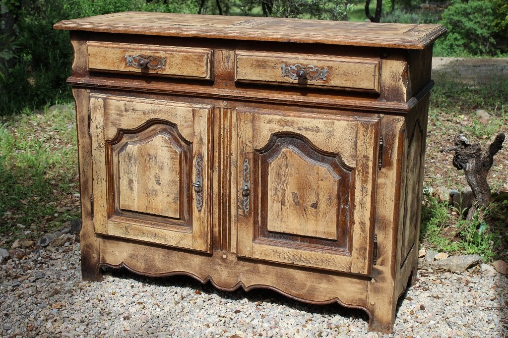 Brocante - Prachtig Provençaals dressoir!, Ophalen, Gebruikt, Met deur(en), Eikenhout