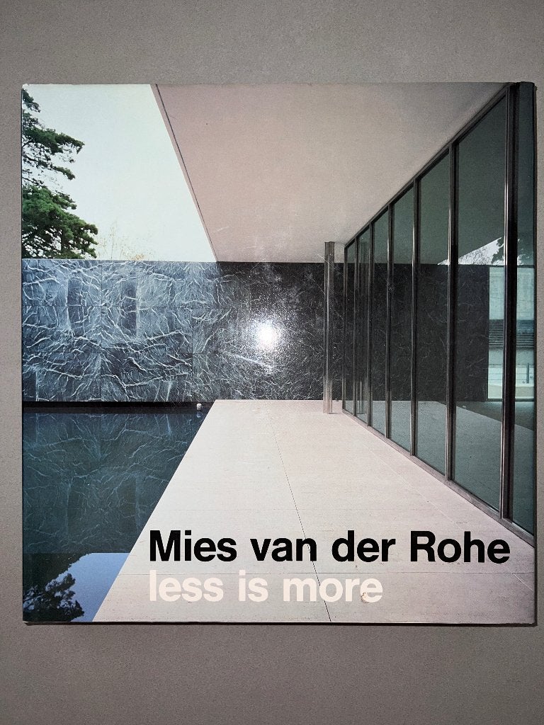 LESS IS MORE Mies van der Rohe, Ophalen of Verzenden, Zo goed als nieuw, Architecten