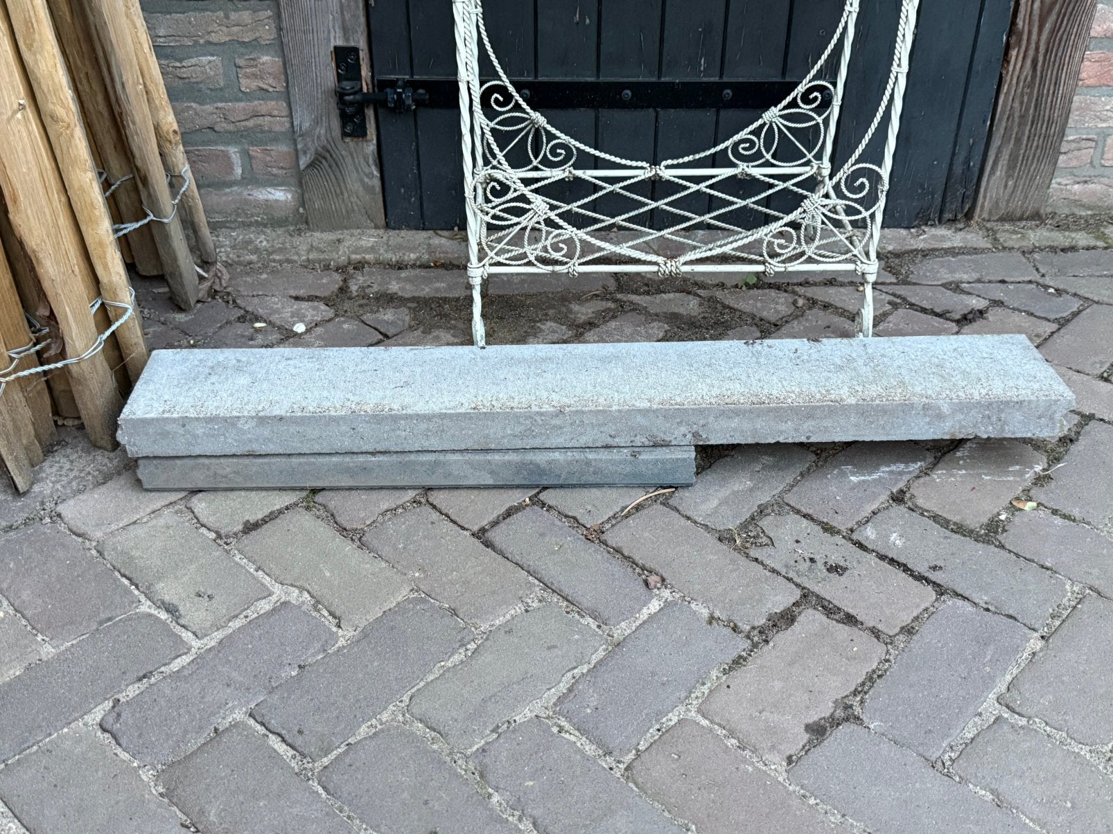 Stoepbanden gratis, Tuin en Terras, Ophalen, Zo goed als nieuw, Minder dan 180 cm, Palen