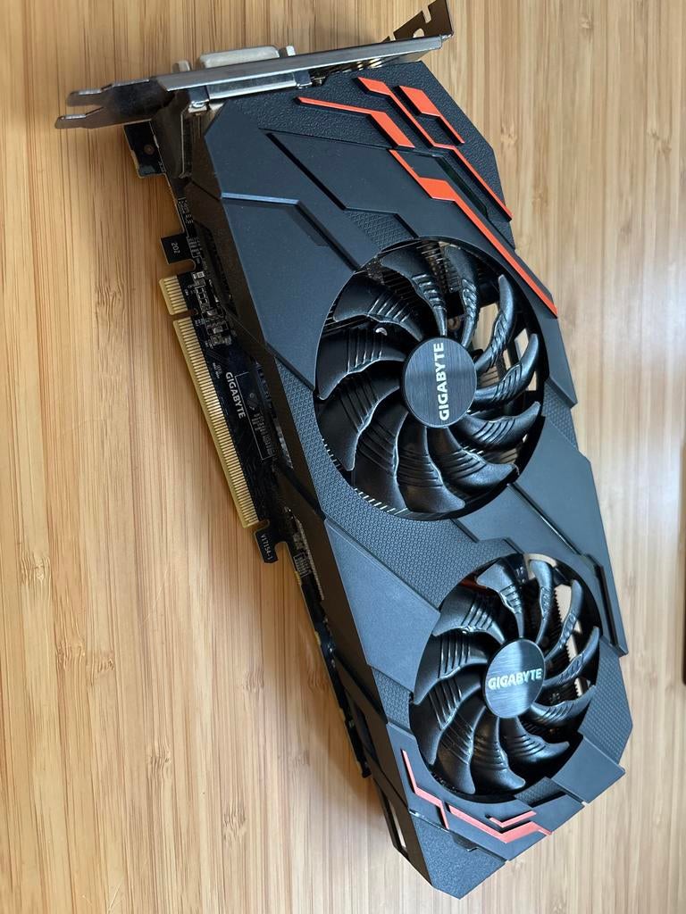 Gigabyte GeForce GTX 1070, Computers en Software, Videokaarten, Ophalen, PCI-Express 3, Gebruikt, HDMI