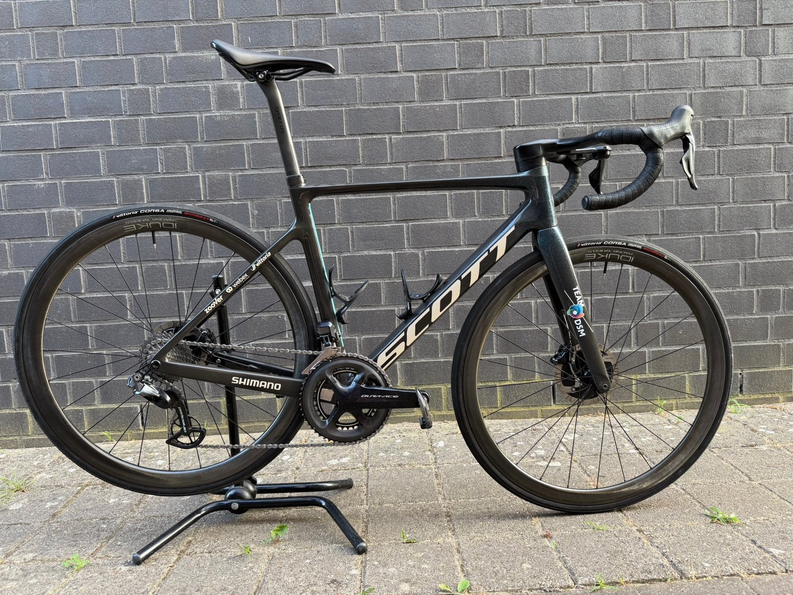 Scott Addict RC racefiets M Shimano Dura-ace 9170 Di2 disc, Overige merken, Carbon, Ophalen of Verzenden, Zo goed als nieuw