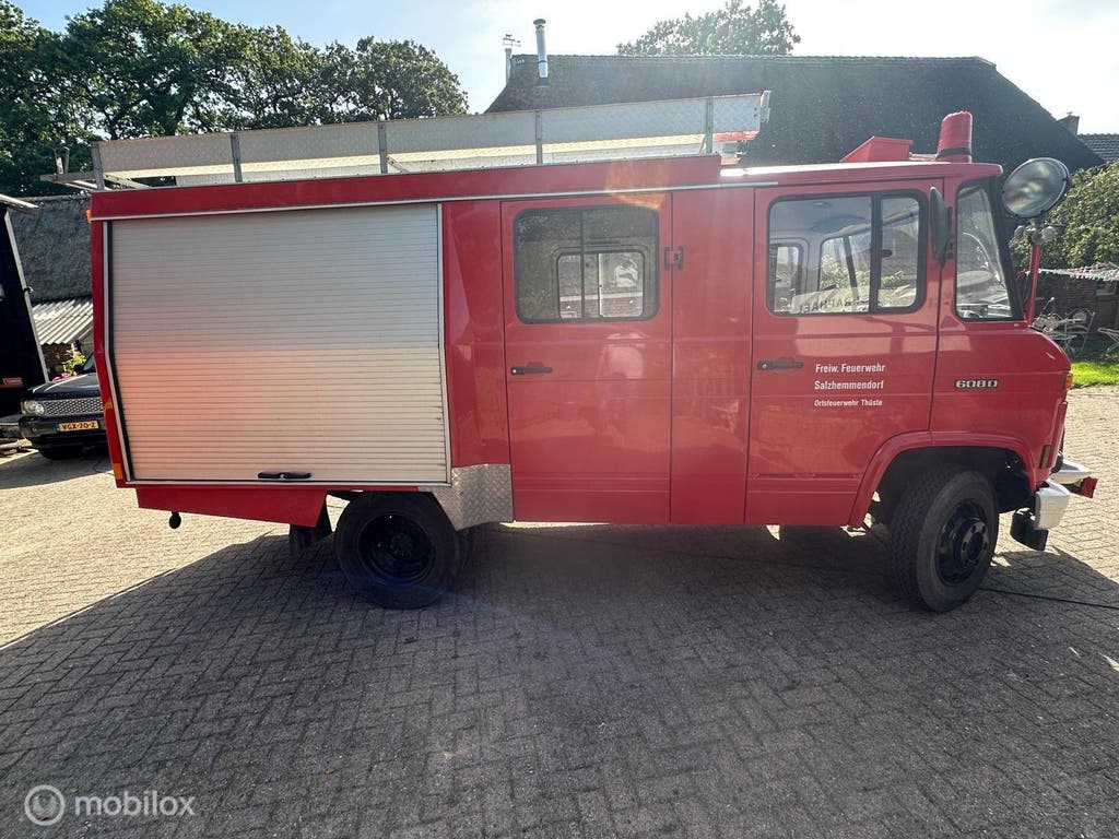 Mercedes 608 Brandweer 1986 Camper 46906 km perfect!, foto 2