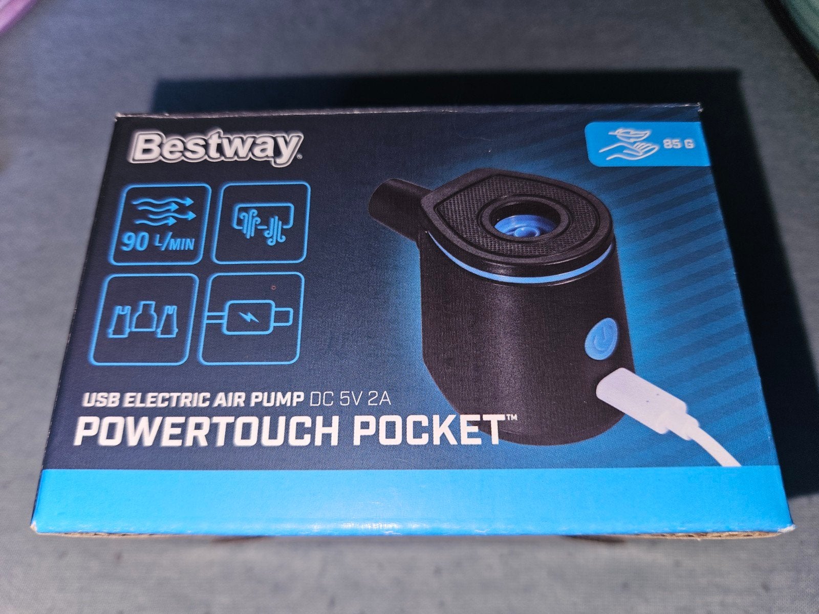 Bestway Powertouch Pocket USB elektrische luchtpomp, Caravans en Kamperen, Kampeeraccessoires, Ophalen of Verzenden