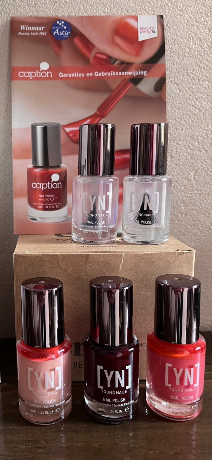 Young Nails / Caption nagellak en remover, Ophalen of Verzenden, Zo goed als nieuw, Overige typen