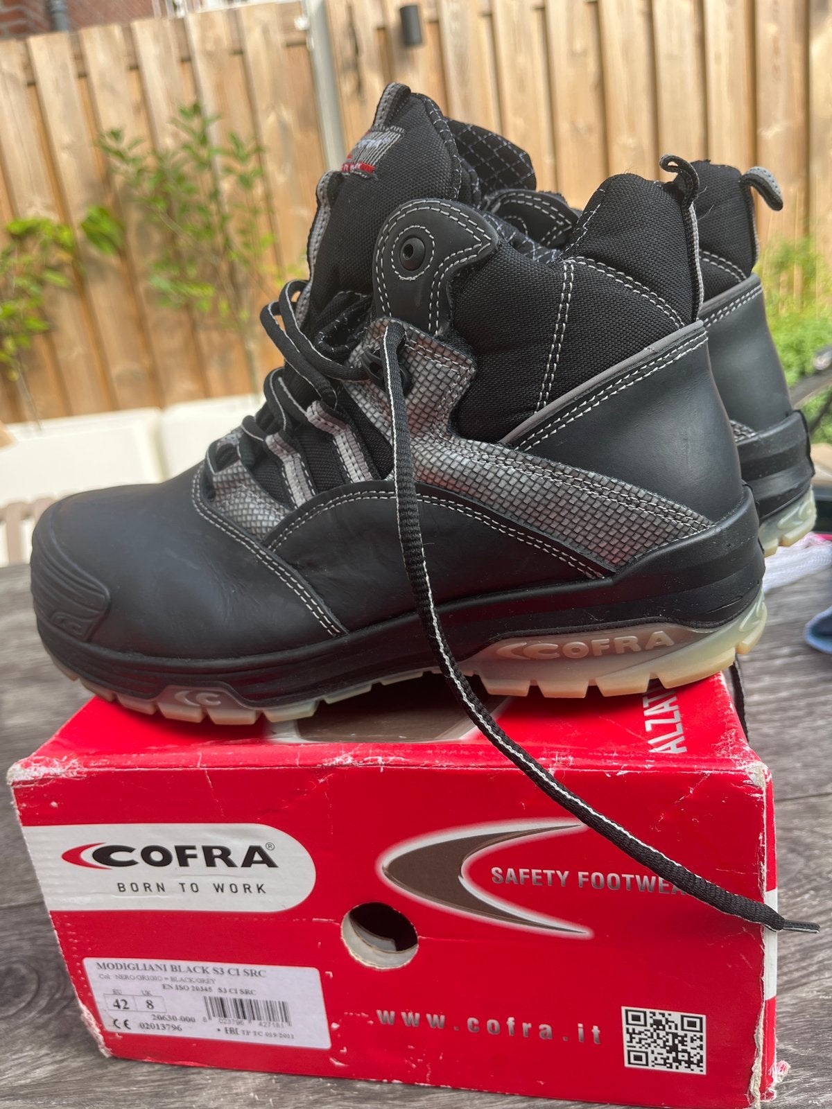 Cofra Modigliani Black S3 SRC veiligheidsschoenen, Ophalen, Nieuw, Heren, Schoenen
