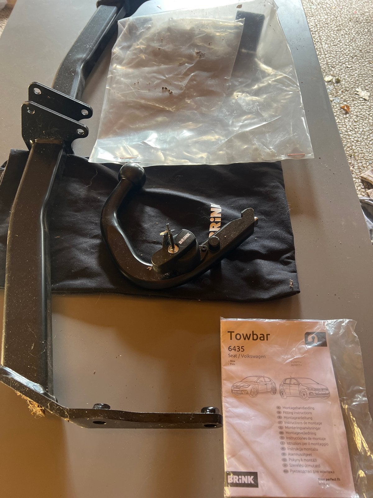 Trekhaak Brink Seat Ibiza Volkswagen Polo (vanaf 2017), Ophalen, Nieuw