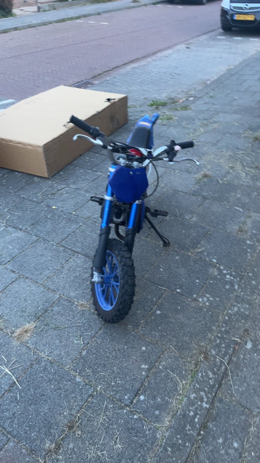 Mini bike 49cc (trekker gratis erbij) - Ruilen voor scooter, Ophalen, Gebruikt, Schijfrem, Pitbike