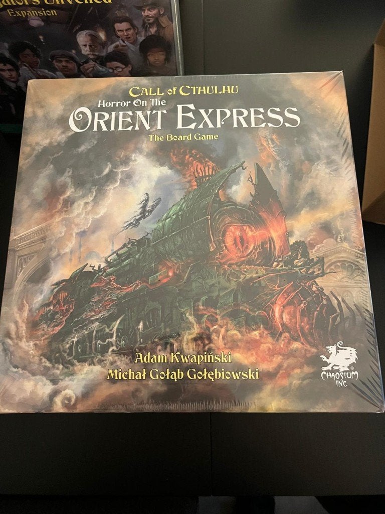 Call of Cthulhu: Horror on the Orient Express Bordspel, Drie of vier spelers, Ophalen of Verzenden, Nieuw, Chaosium Inc.