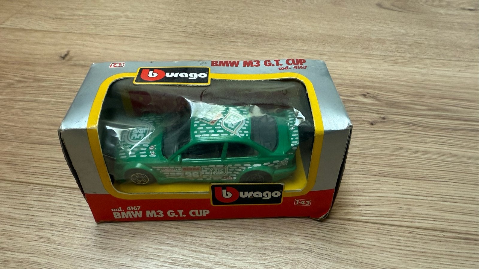 Burago BMW M3 G.T. CUP schaalmodel (cod. 4167), Ophalen of Verzenden, Nieuw, Auto