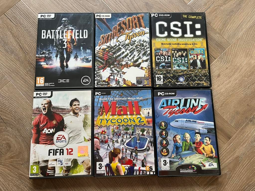 Diverse computer spellen, 1 speler, Ophalen of Verzenden, Gebruikt, Vanaf 3 jaar