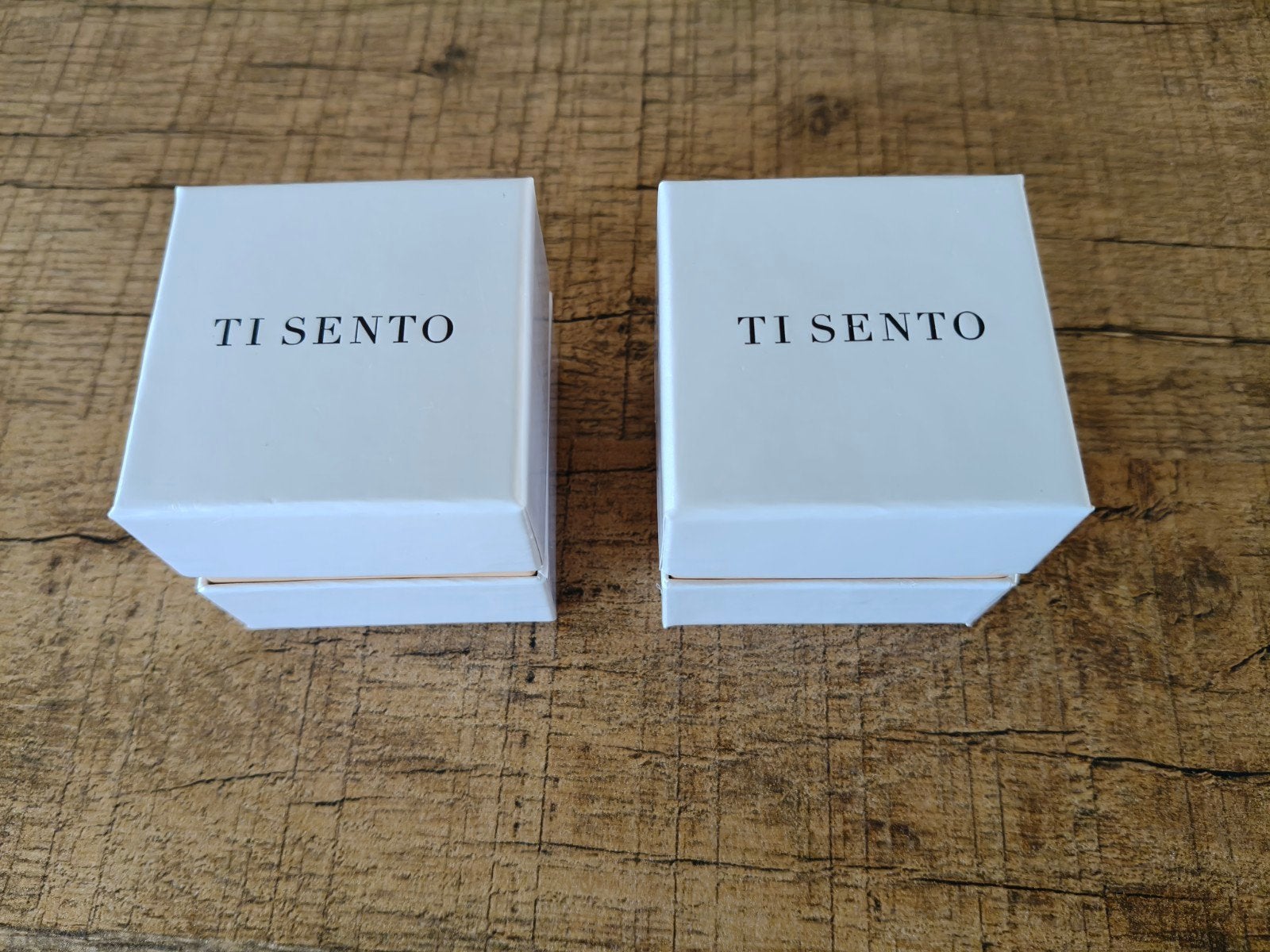 Ti Sento sieraden verpakking - 2 doosjes met zakjes, Ophalen, Zo goed als nieuw