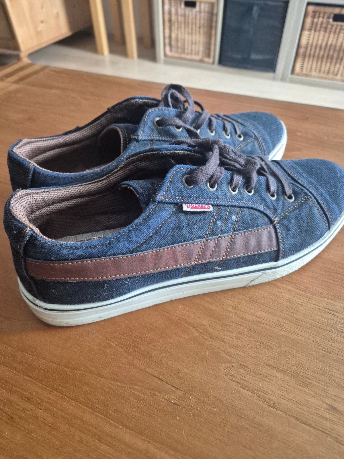 Dockers heren sneakers maat 44, Kleding | Heren, Ophalen of Verzenden, Zo goed als nieuw, Blauw