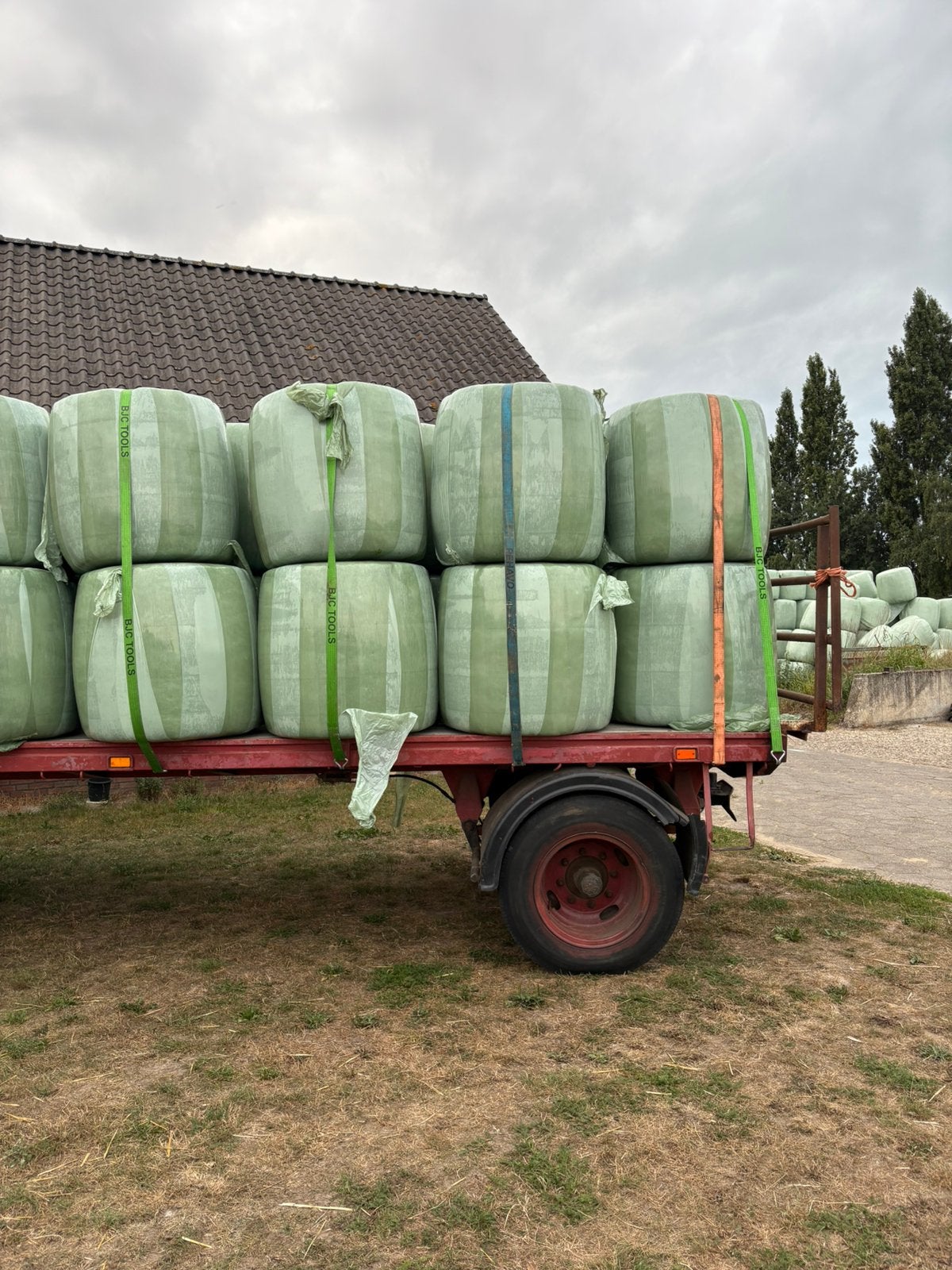 Midi balen, Ophalen, Vee