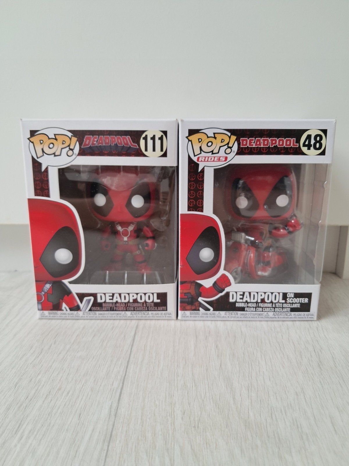 Funko Pop! Deadpool 111 & 48 Bobble-Heads, Ophalen of Verzenden, Zo goed als nieuw