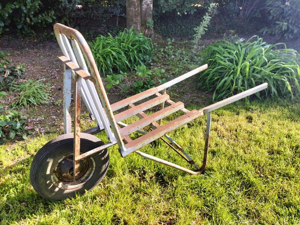 Steenkruiwagen steen kruiwagen, Ophalen of Verzenden, Gebruikt, Handmatig, Eenwielig