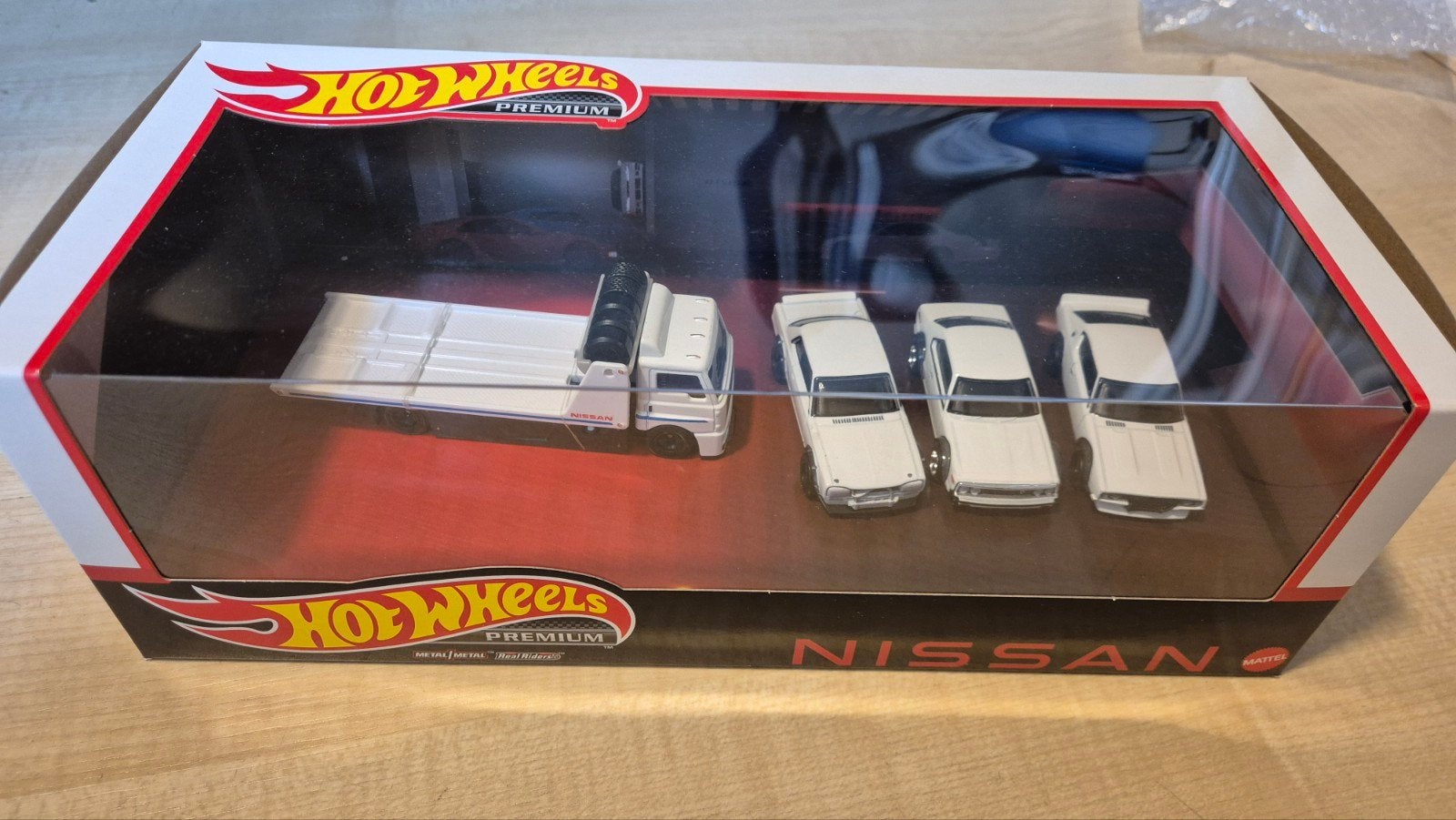 Hot Wheels Premium Nissan diorama set, Ophalen of Verzenden, Nieuw, Auto