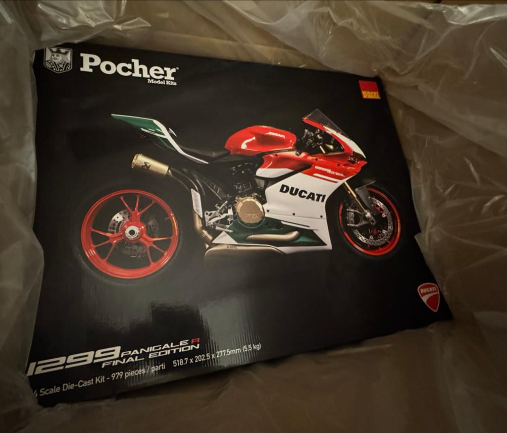 Pocher 1:4 Ducati 1299 Panigale R Final Edition Modelbouw, Ophalen of Verzenden, Nieuw, Motor