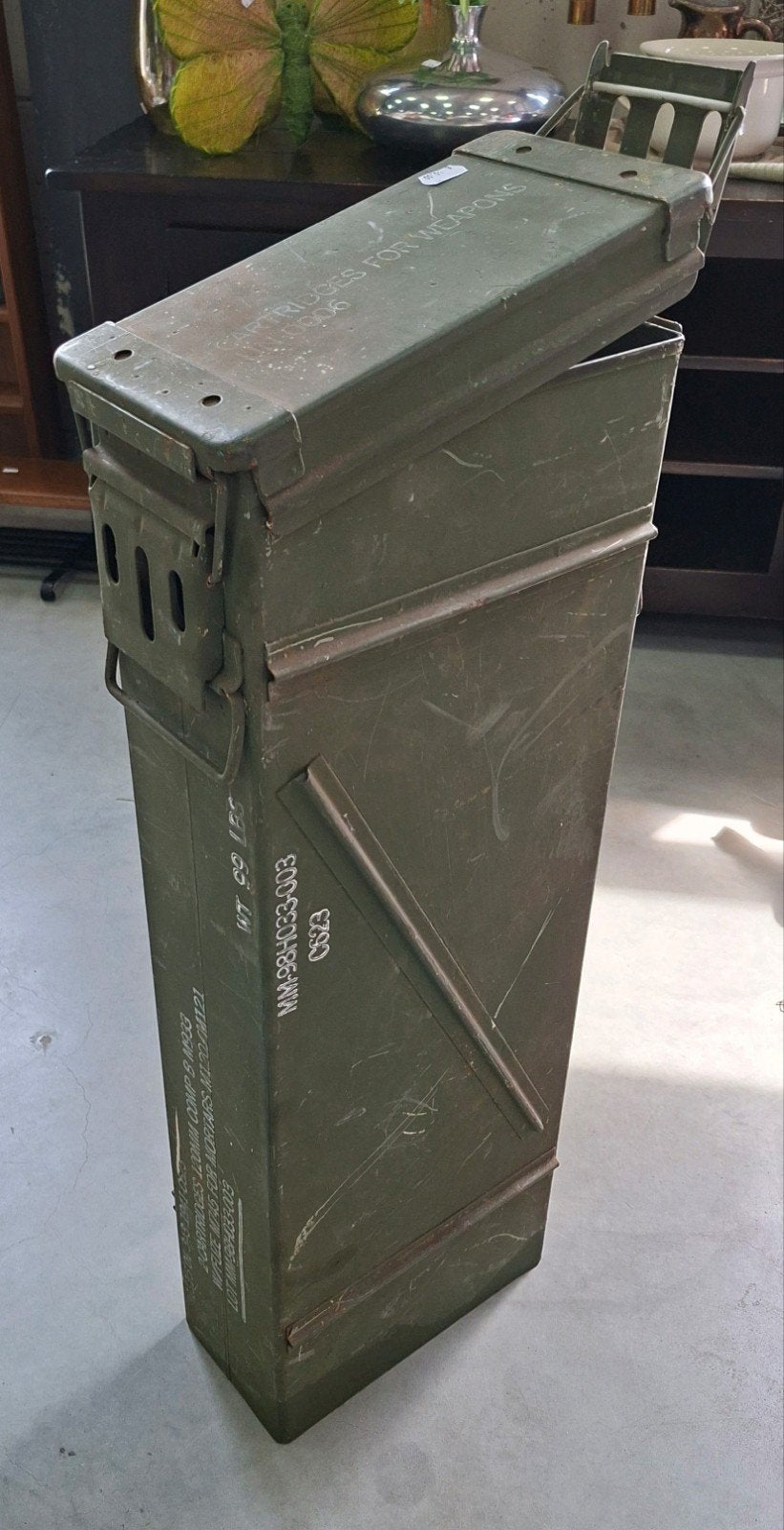 Munitiekist | 24x14x80 cm | UN | legergroen, Ophalen, Landmacht, Amerika, Kist of Geocache