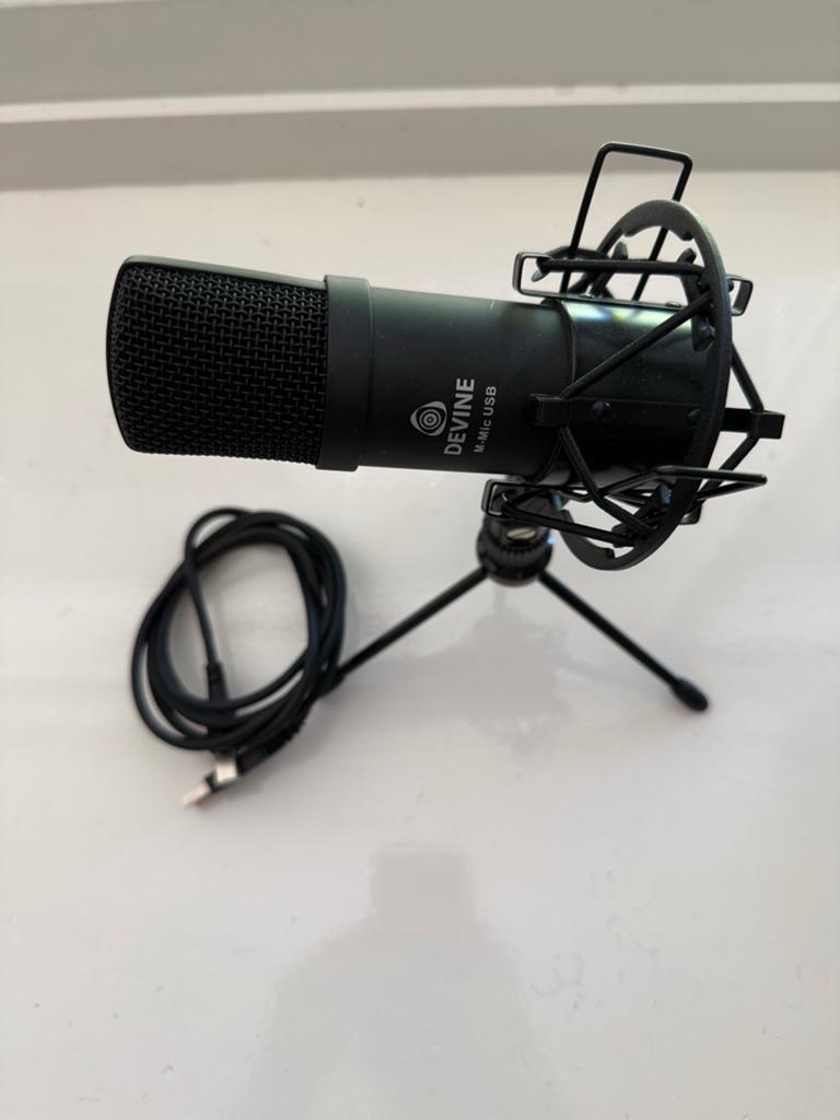 Devine M-Mic USB Microfoon - Zo goed als nieuw, Ophalen of Verzenden, Zo goed als nieuw, Studiomicrofoon