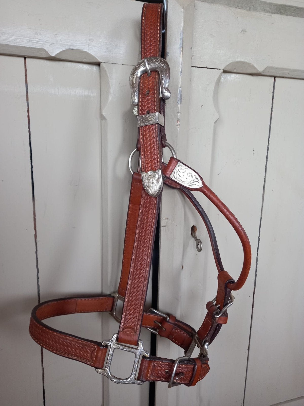 Vintage Moran western showhalster mt QH, Gebruikt, Bruin, Ophalen of Verzenden, Halster