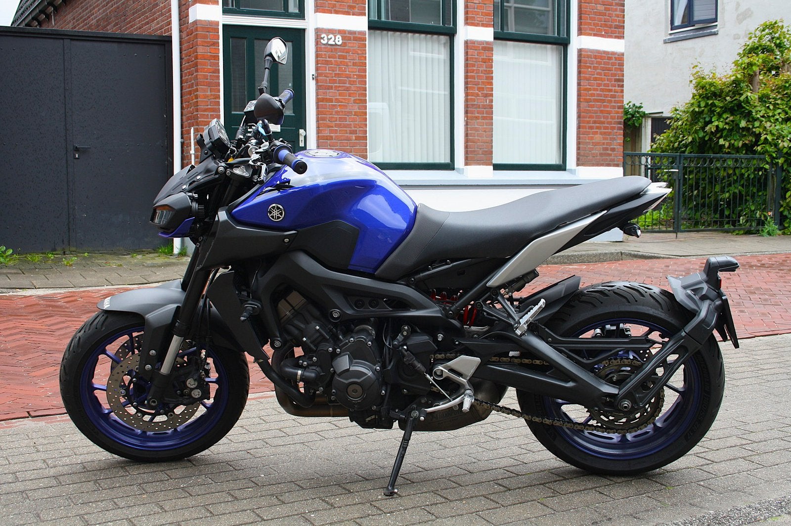 Yamaha MT-09 2017 Icon Blue, Motorrijbewijs A, 3 cilinders, Particulier, Meer dan 35 kW
