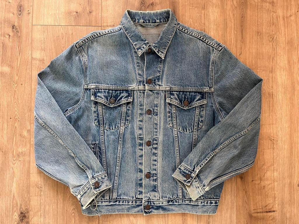 Prachtig vintage Levi’s spijkerjack L spijkerjas type 3 LVC, Ophalen of Verzenden, Zo goed als nieuw, Maat 52/54 (L), Blauw