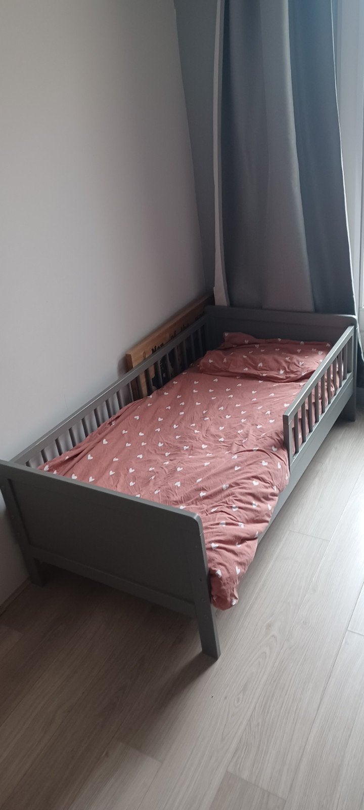 Petit Amelie peuterbed incl. matras 140x70, Gebruikt, 70 tot 85 cm, 140 tot 160 cm, Ophalen