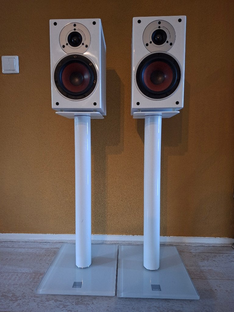 Dali Zensor 1 luidsprekers plus stands (wit), Ophalen, Gebruikt, 60 tot 120 watt, Dali