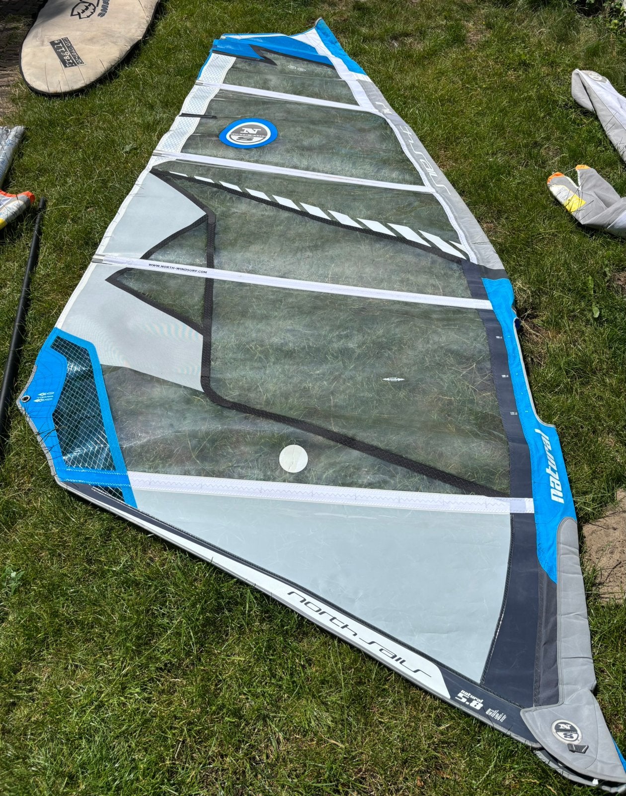 Windsurf Tuigage North Sails Natural 6,6 en 5,8, mast, giek, Watersport en Boten, Windsurfen, Ophalen, Gebruikt, 5 tot 6.5 m²