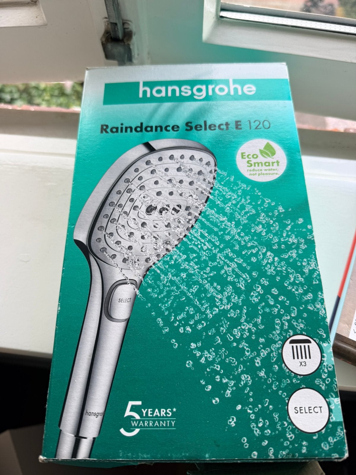 Hansgrohe douchekop, Ophalen of Verzenden, Gebruikt, Wit