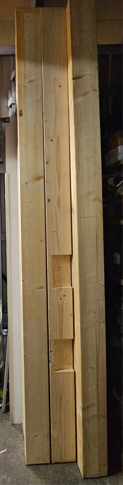 Vuren balken 10x300x16.5x9 cm, Ophalen, Gebruikt, Balk, Vuren
