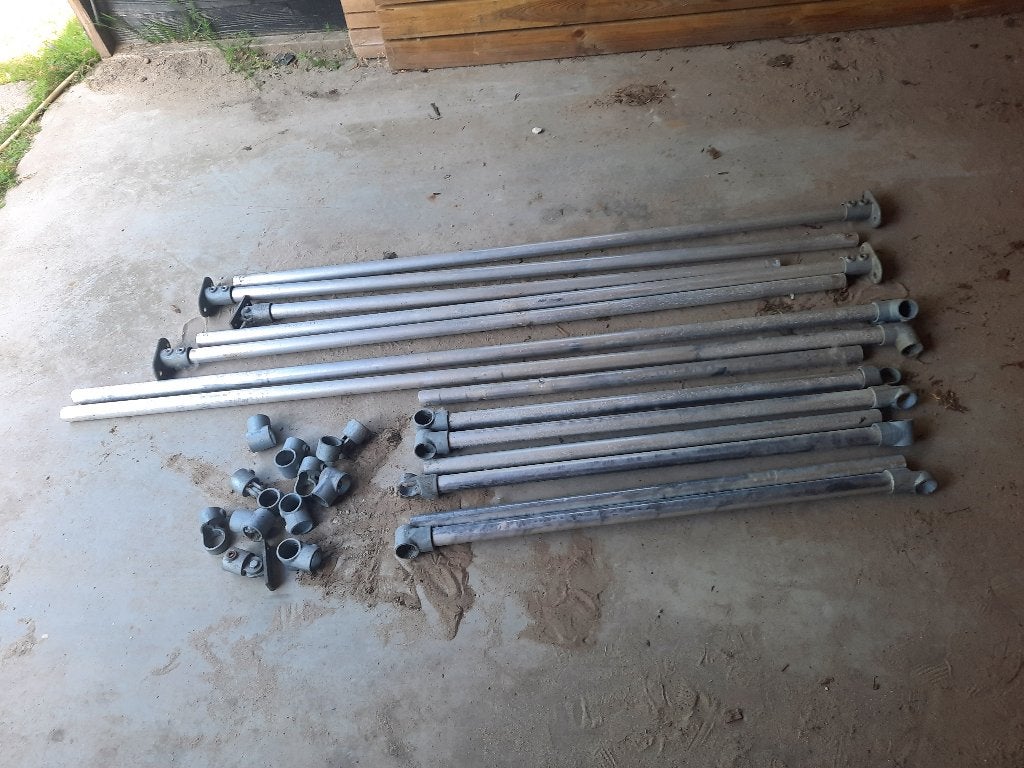 Aluminium steigerbuis 42mm, Ophalen, Gebruikt, Overige typen, Minder dan 2 meter