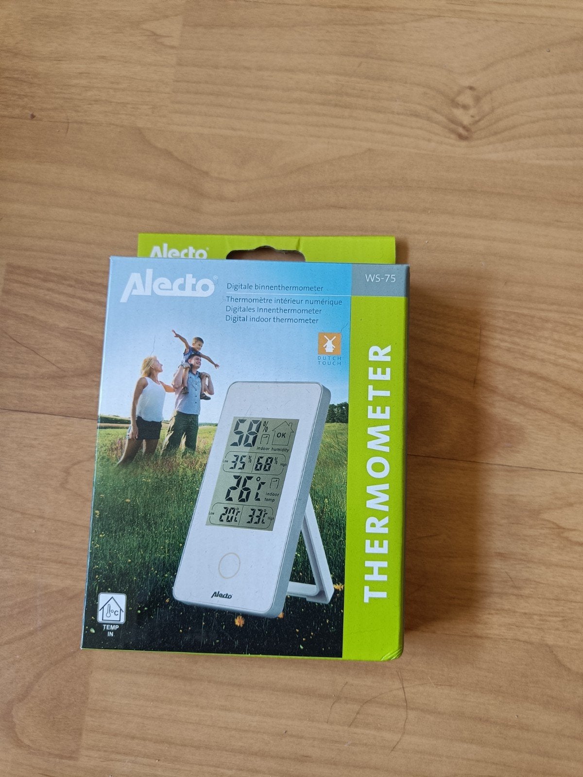 Alecto WS-75 Digitale Binnenthermometer met Hygrometer, Digitaal display, Kunststof, Binnenthermometer, Nieuw