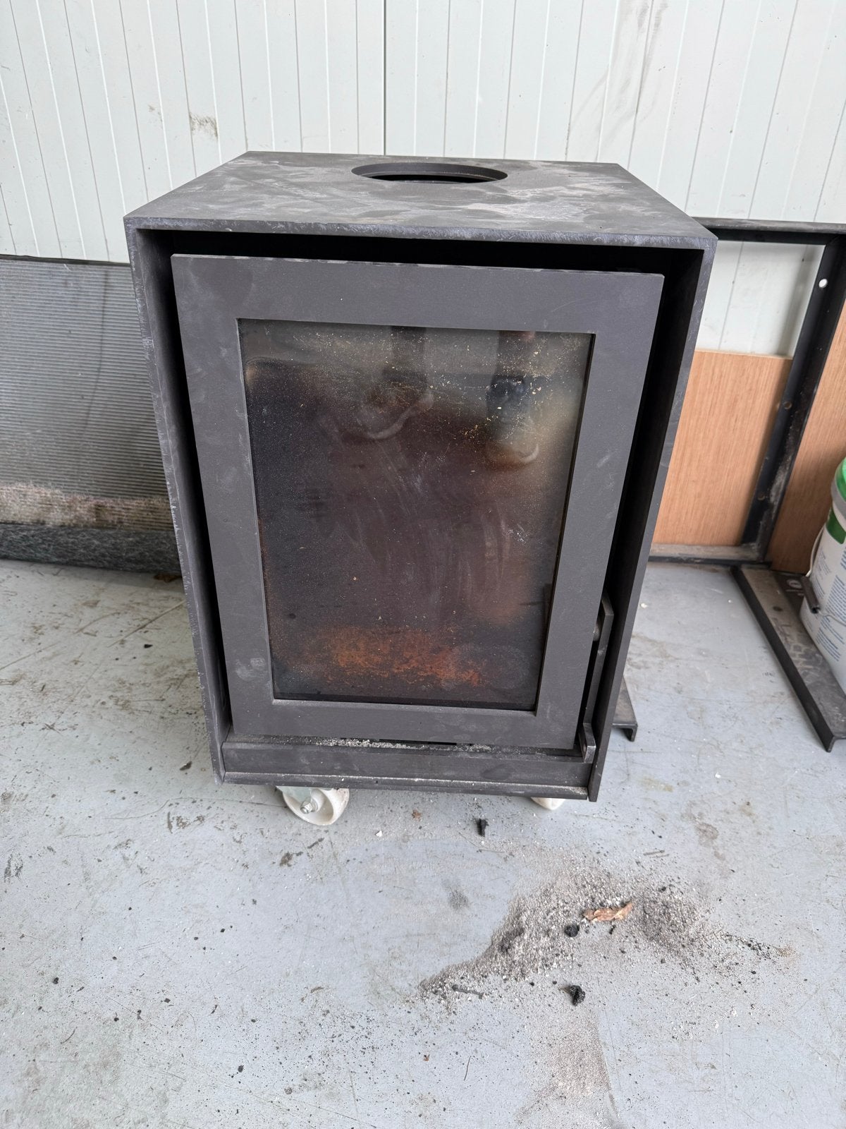 Barbas Box 40 Houtkachel - Wegens verbouwing te koop, Ophalen, Zo goed als nieuw