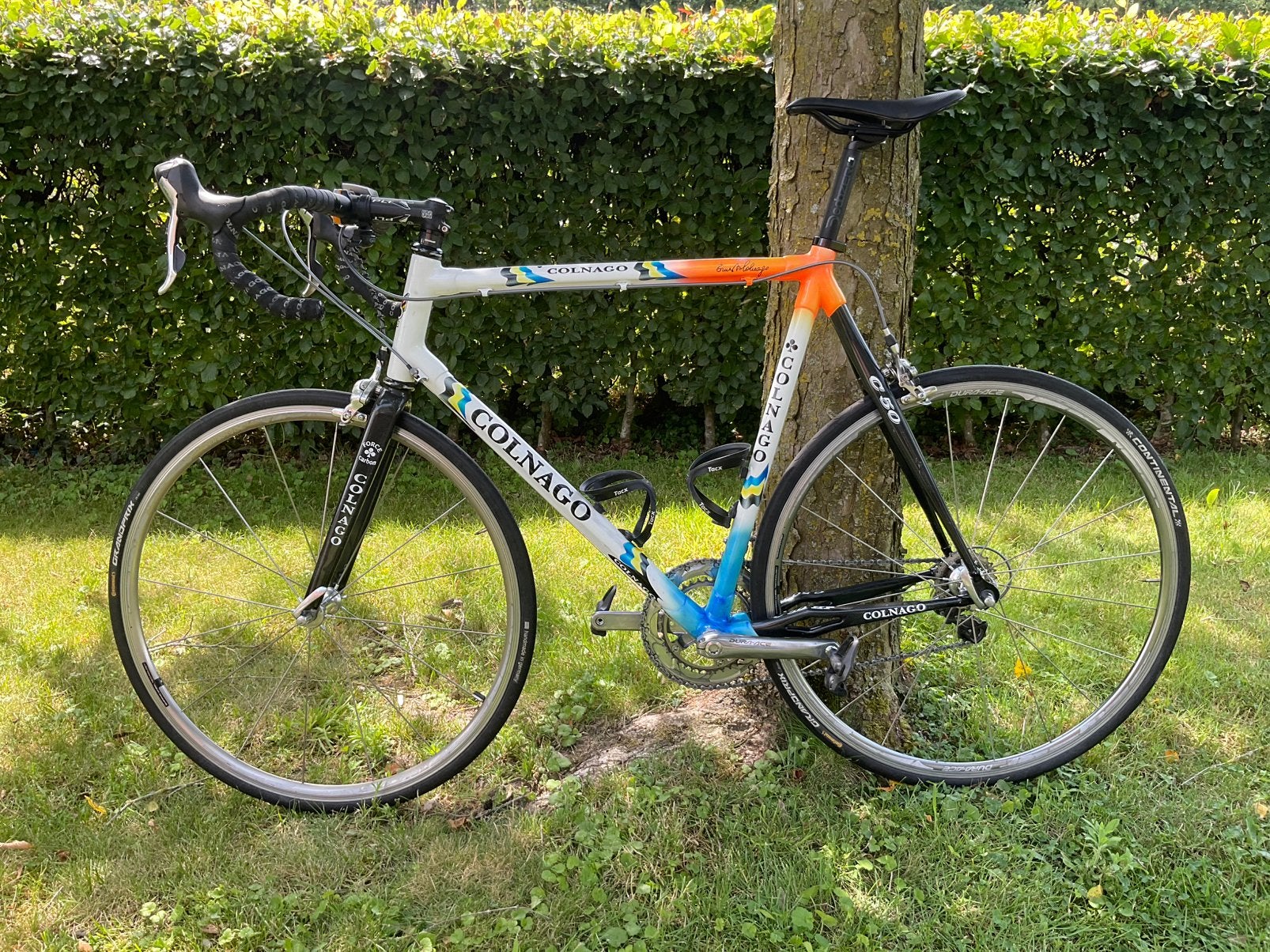 Unieke colnago C50 van wielerploeg Rabobank full carbon, Carbon, Zo goed als nieuw, 57 tot 61 cm, Meer dan 20 versnellingen