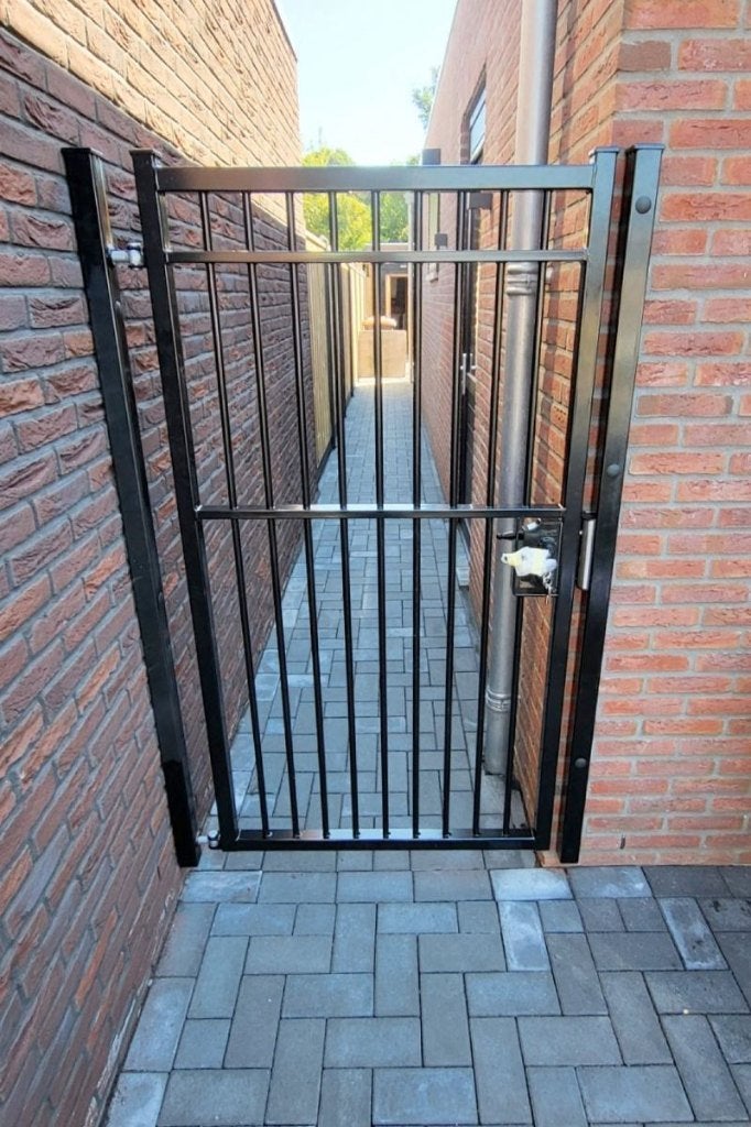 Tuinpoort op maat, Ophalen, Staal, Nieuw, Looppoort