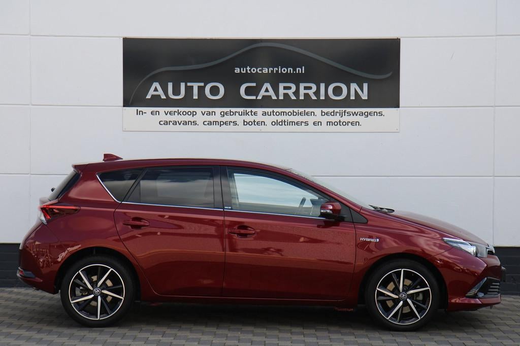 Toyota Auris 1.8 Hybrid Navi Camera Dealer Onderhouden !, Startonderbreker, Gebruikt, Zwart, 4 cilinders