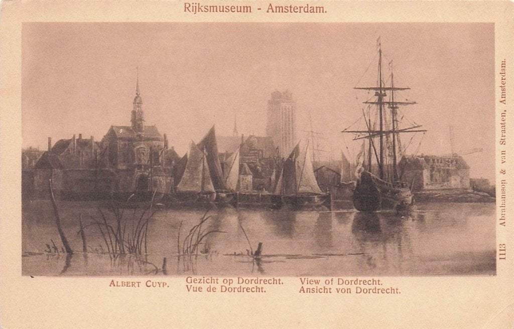 702-210-039 Rijksmuseum Amsterdam Albert Cuyp Gezicht Op Do, Verzenden, Voor 1920, Noord-Holland