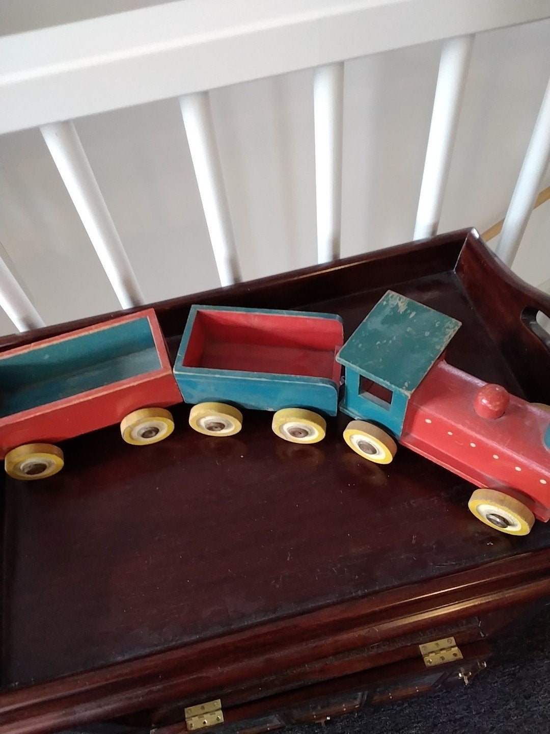 HOUTEN TREIN, Antiek en Kunst, Ophalen of Verzenden