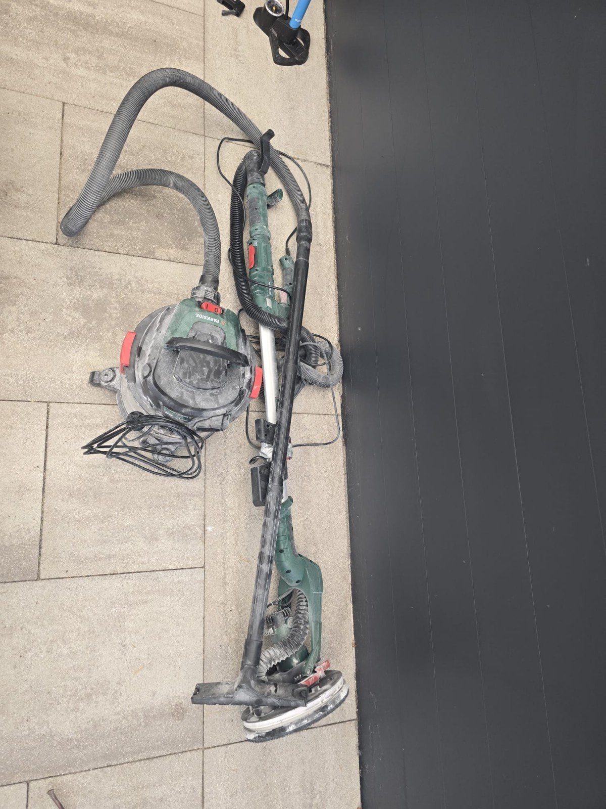 Parkside Wandschuurmachine met Stofzuiger, Ophalen, Gebruikt, 600 tot 1200 watt, Overige typen