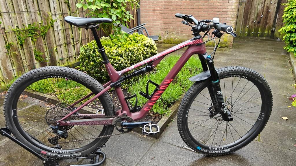 Canyon Lux Trail CF 6 2022 M | Hunt Carbon + Fox Transfer, Fietsen en Brommers, Gebruikt, Schijfrem, Ophalen, Overige merken