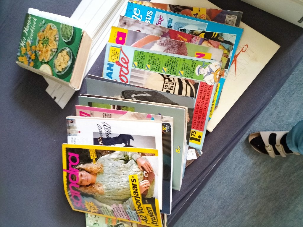 Patroon boeken,breinaalden, haaknaalden etc, Ophalen of Verzenden, Gebruikt, Overige typen