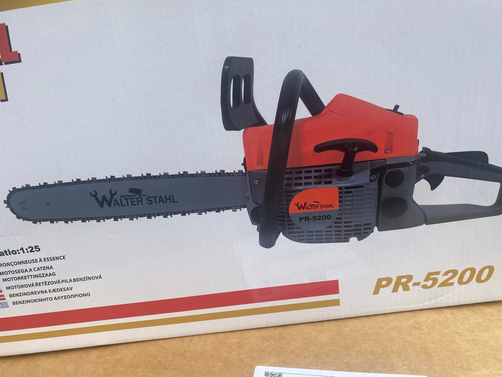 Nieuwe Walter Stahl PR-5200 Benzine Kettingzaag - 2.4kW, Onbekend, Nieuw, Ophalen of Verzenden, Onbekend