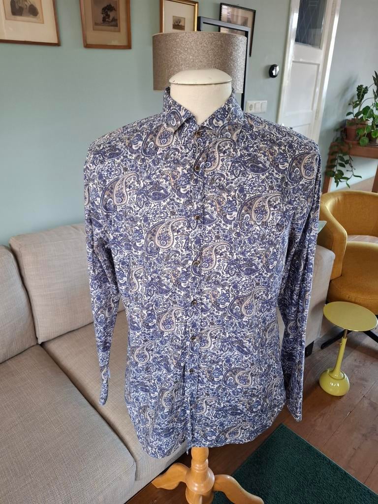 Bugatti overhemd maat M, Bugatti, Blauw, Ophalen of Verzenden, Zo goed als nieuw