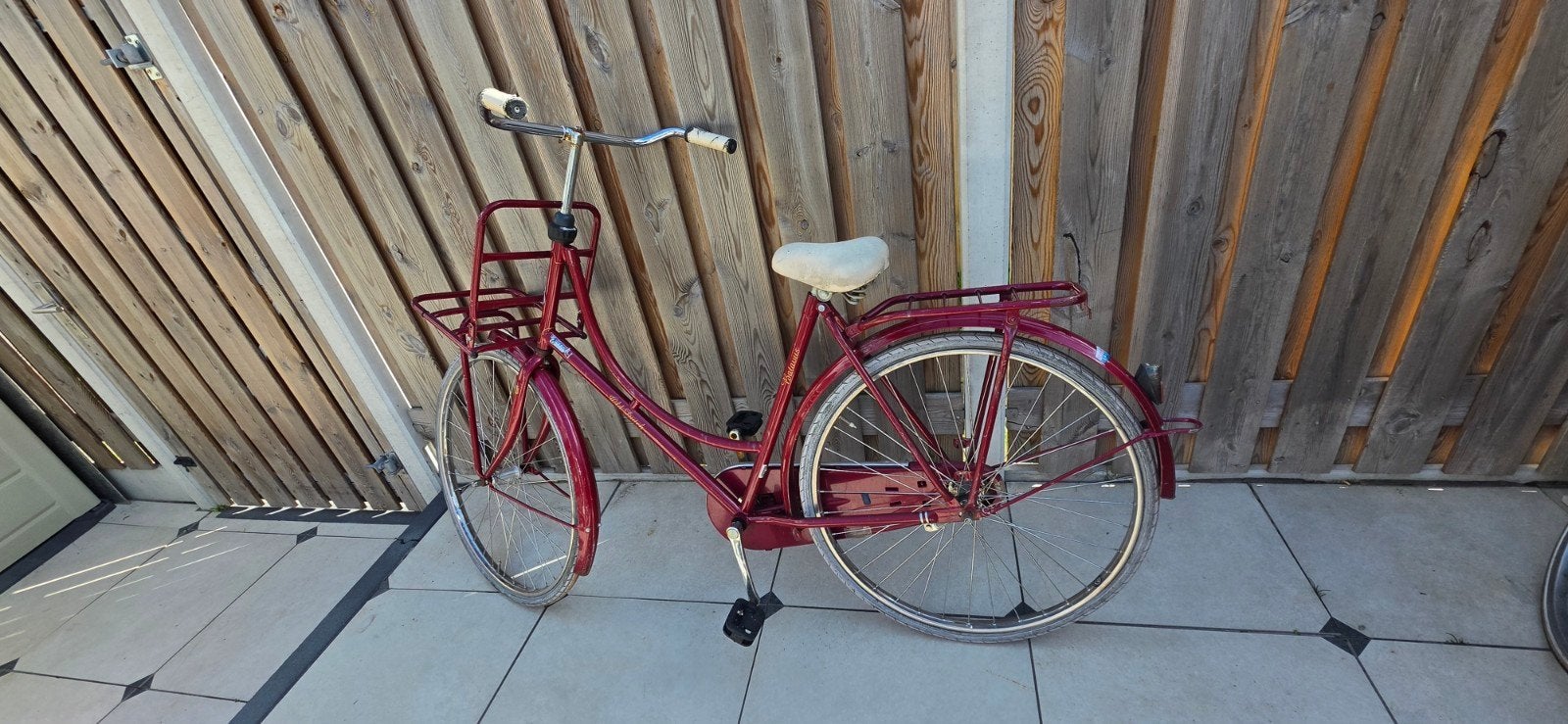 Batavus damesfiets met voordrager, Terugtraprem, Versnellingen, Batavus, Ophalen of Verzenden